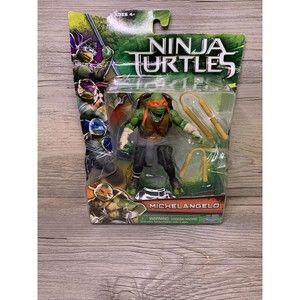 Teenage Mutant Ninja Turtles TMNT Movie (2014) Playmates Michelangelo Figure